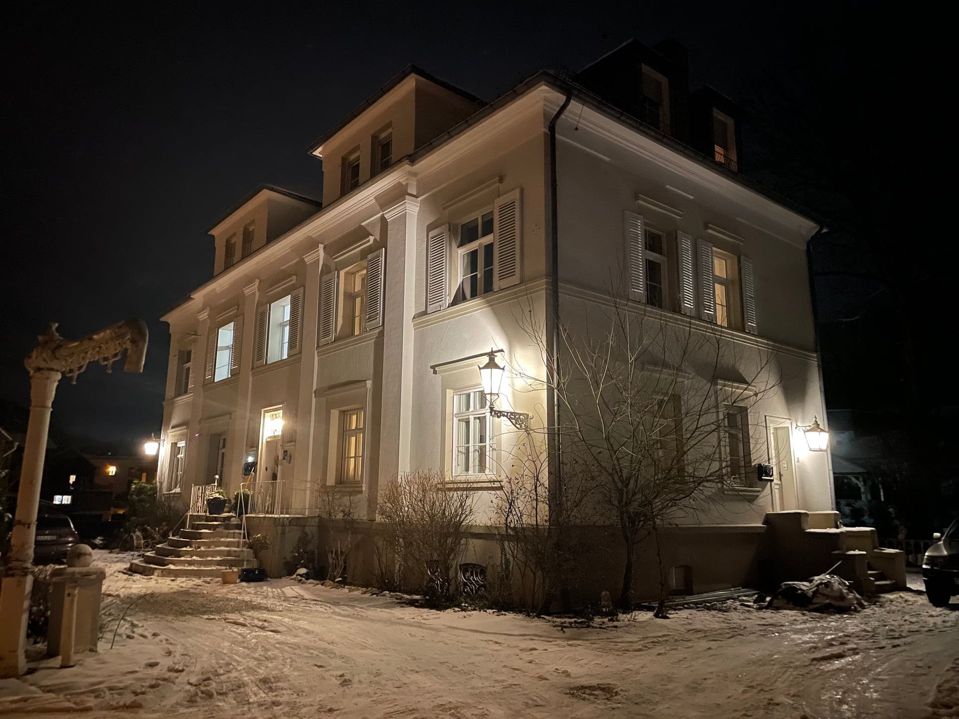 Die Villa bei Nacht – Villa Eiserfeld, Siegen