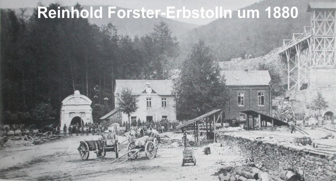Historische Aufnahme: 1880 · Reinhold Forster Erbstolln (Eiserfeld)