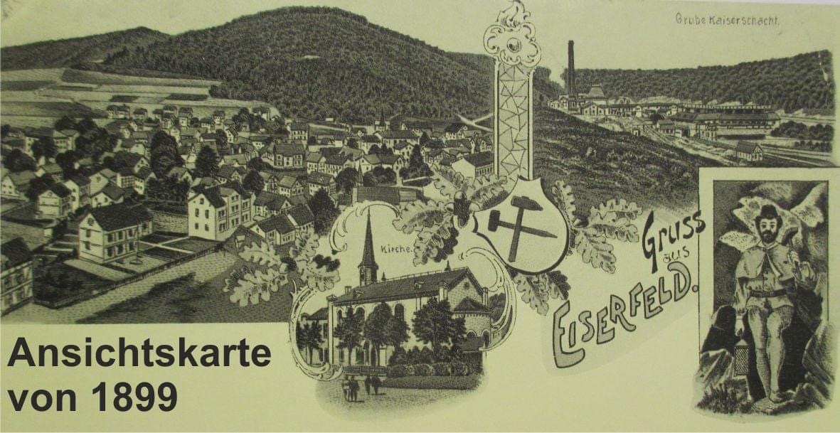 Historische Aufnahme: 1899 · Ansichtskarte (Eiserfeld)