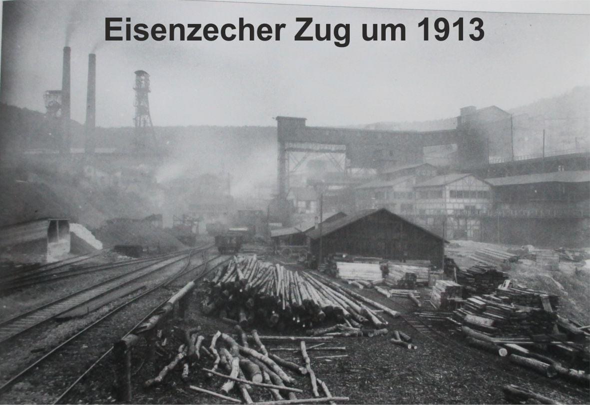 Historische Aufnahme: 1913 · Eisenzecher Zug (Eiserfeld)