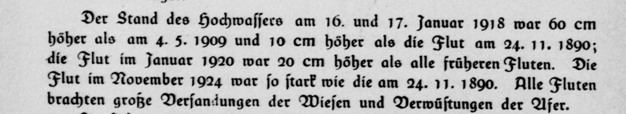 Historische Aufnahme: 1918 · Hochwasser (Eiserfeld)
