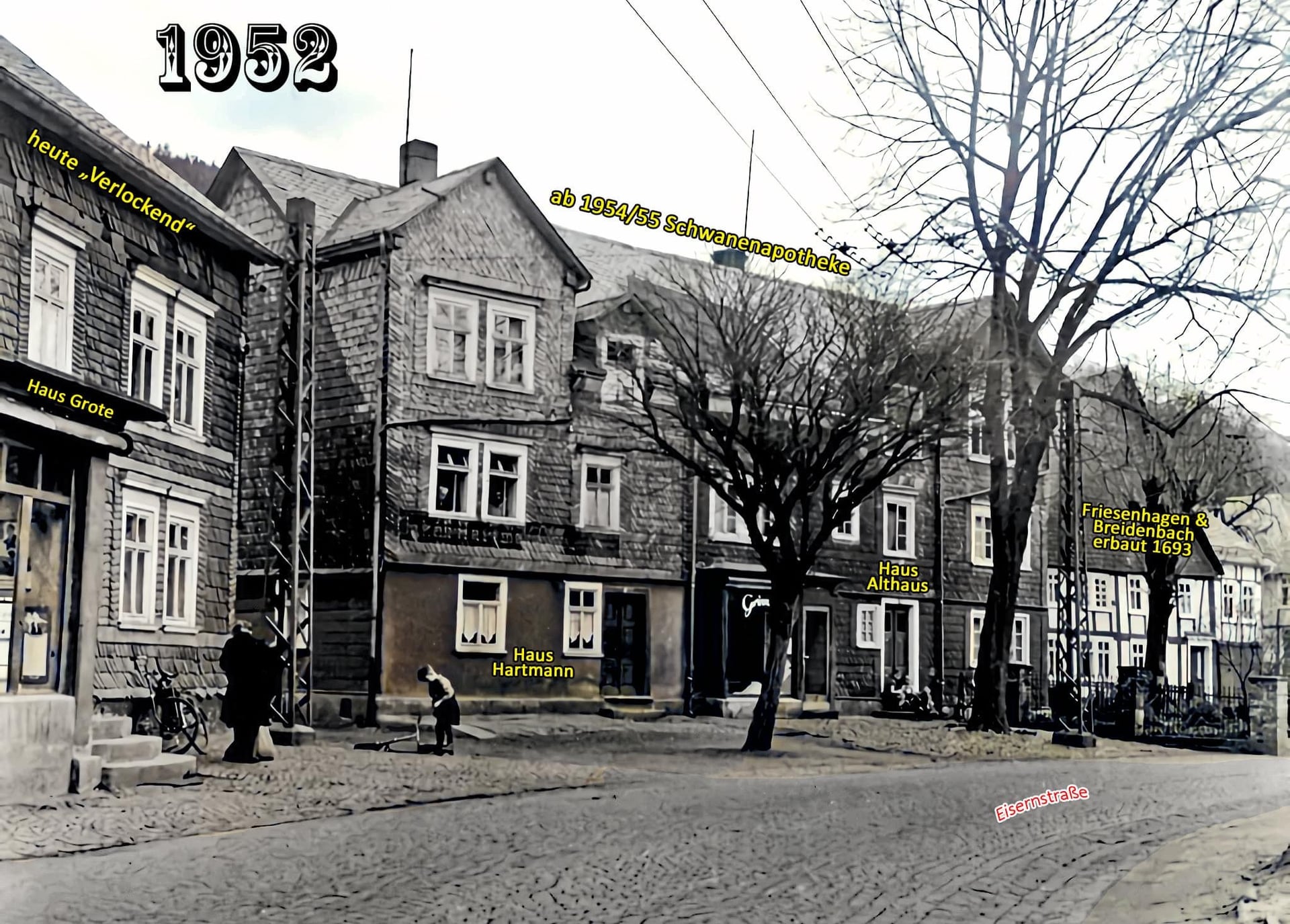 Historische Aufnahme: 1952 · EisernstraßE (Eiserfeld)