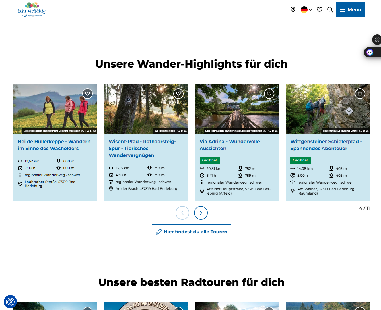 Wandern im Siegerland